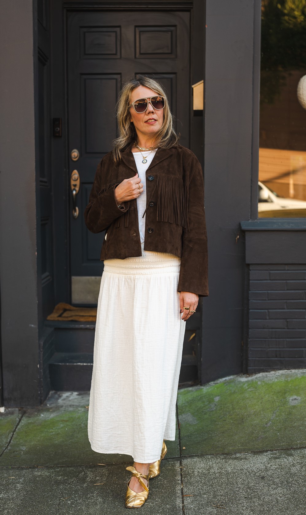 Fall trends: fringed suede jackets